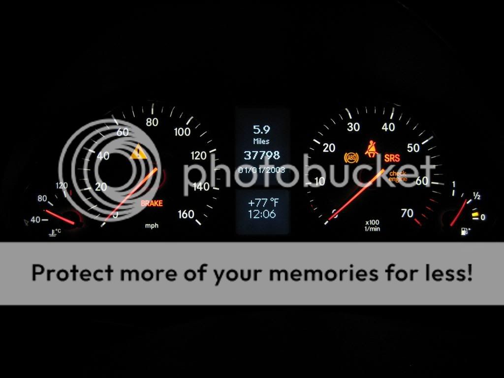 W203 Instrument Cluster Light Mod MercedesBenz Forum AMG Forums